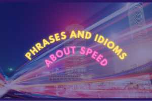 Từ vựng về tốc độ không chỉ có “FAST” và “SLOW”