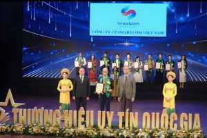 SMARTCOM ĐÓN NHẬN DANH HIỆU “TOP 10 THƯƠNG HIỆU UY TÍN QUỐC GIA 2023”